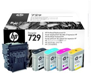 Комплект для замены печатающей головки HP F9J81A №729